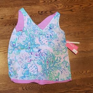 NWT Lilly Reversible Florin Tank